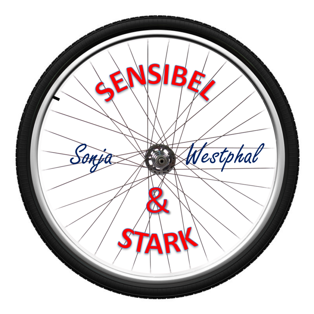 Sensibel & Sark Logo, vor Rad Speiche